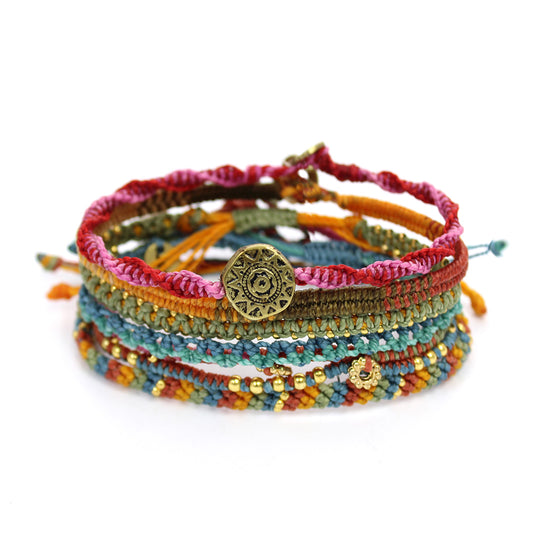 La pulsera Earth Antigua - Juego de 7