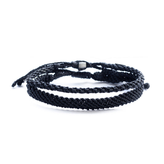 Men's Street - Set of 2 Strands Black