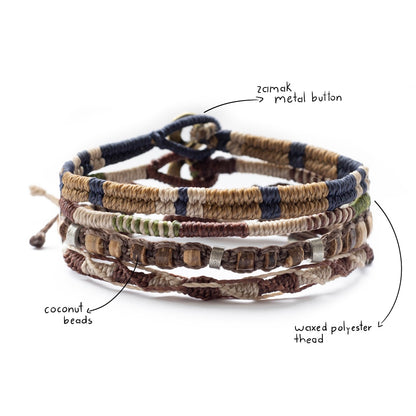 The Earth Bracelet - Original - Set of 4