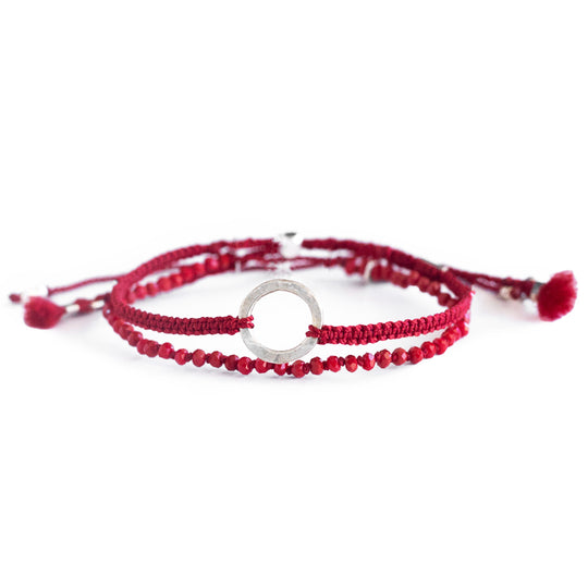Equilibrio - Pulsera - Granate