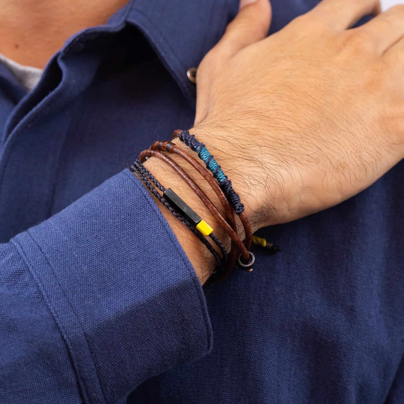 Water - Triple Wrap - Blue