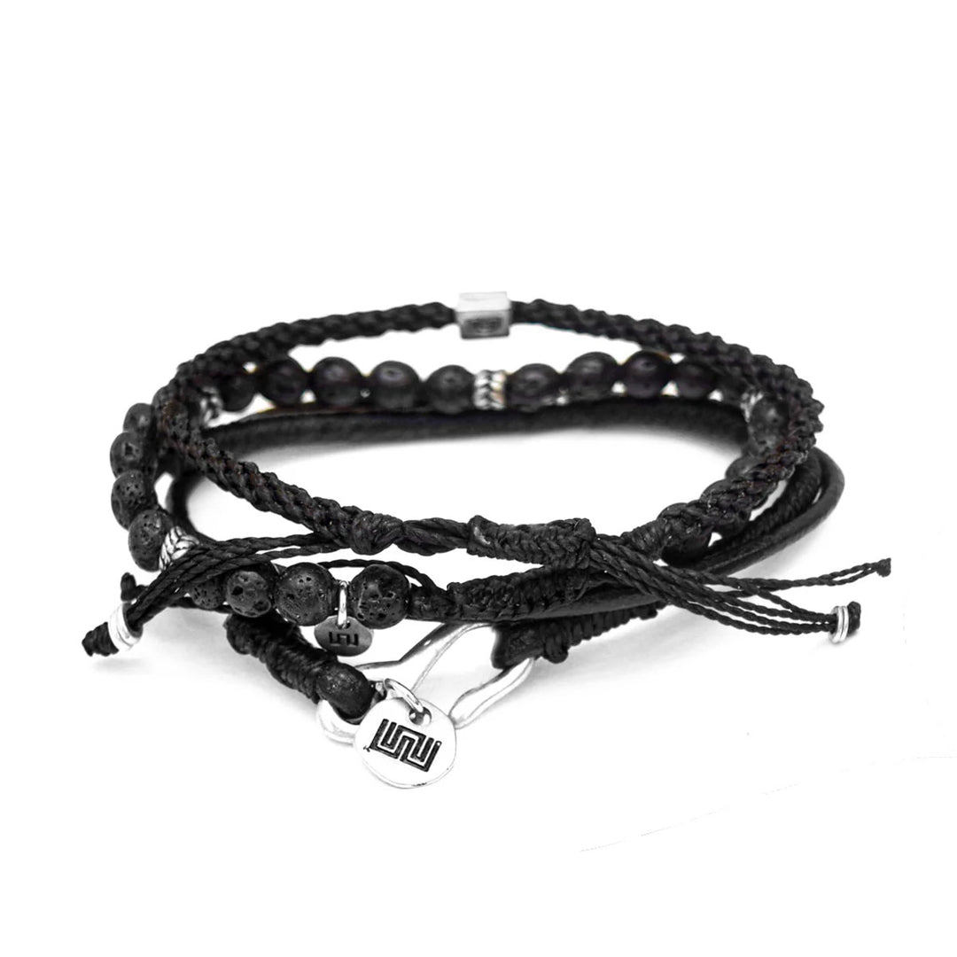 Weave - Juego de 3 - Negro