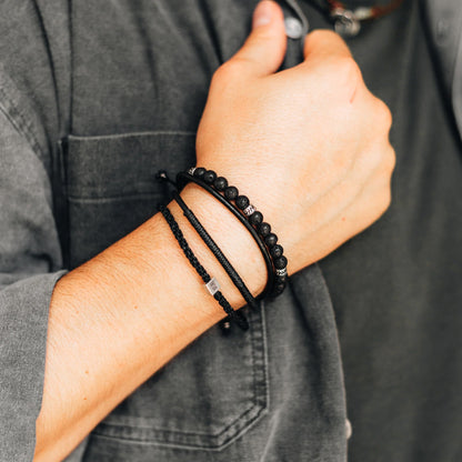 Weave - Set of 3 - Black