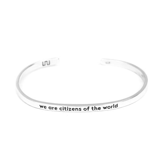 Somos ciudadanos - Brazalete de plata .925