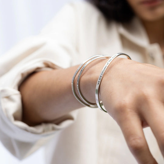 Somos ciudadanos - Brazalete de plata .925