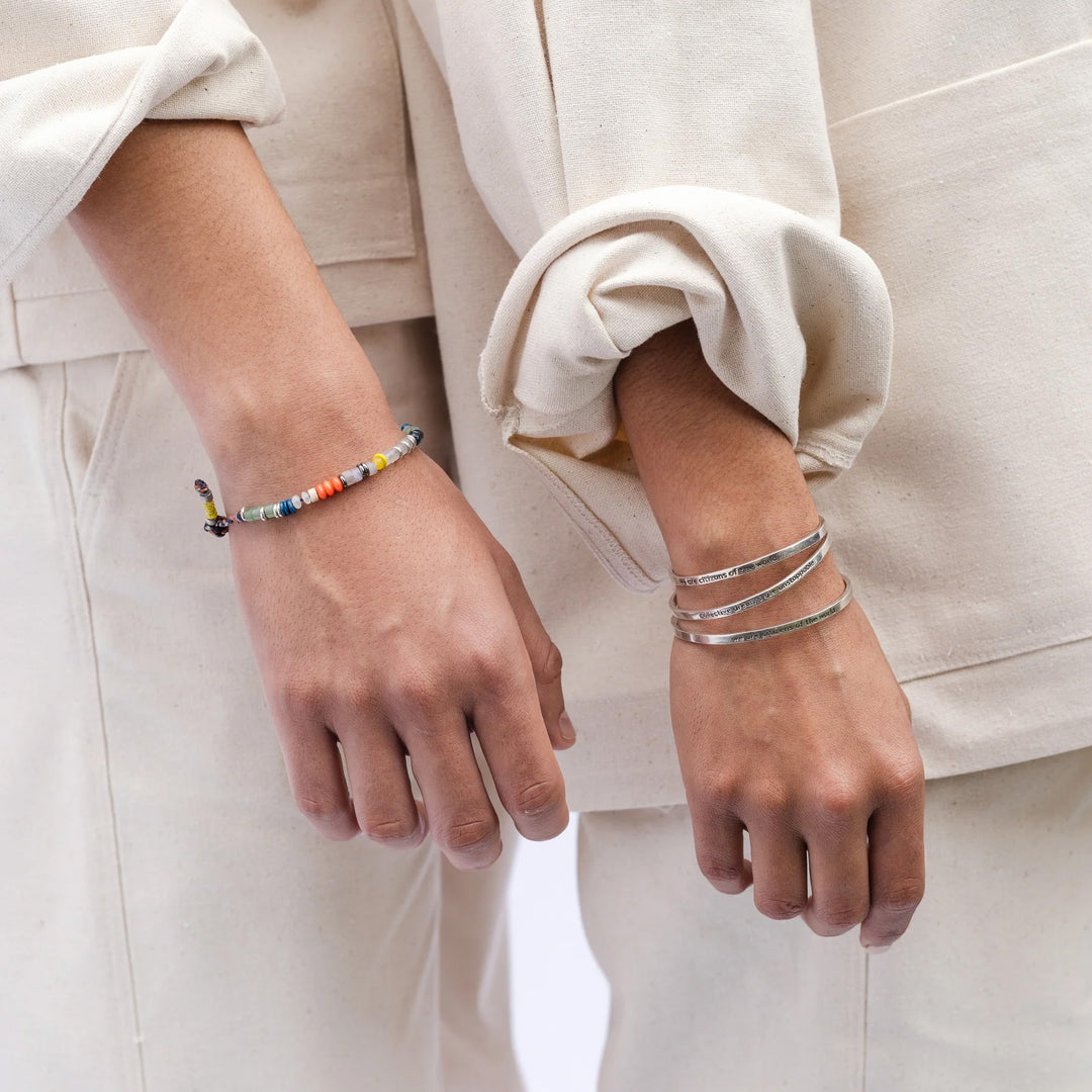 Sueños colectivos - Brazalete de plata .925