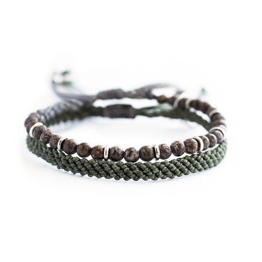 Viajero de la Selva - Set de 2 Pulseras.