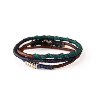 Reaching – Triple Wrap - Blue/Green