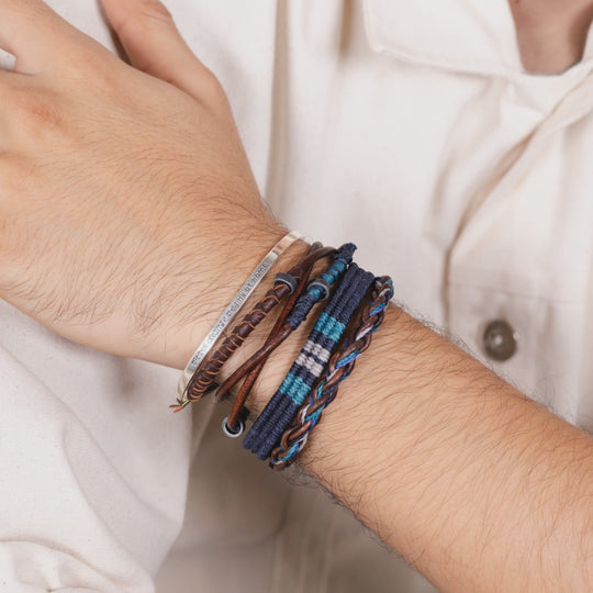 4 Elements - Pulsera Deep Water - Azul